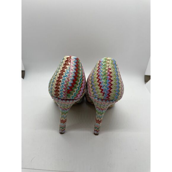 CHARLES BY CHARLES DAVID SWEETNESS PUMP Multi Colored Pattern Women’s Size 7.5 - Picture 5 of 11